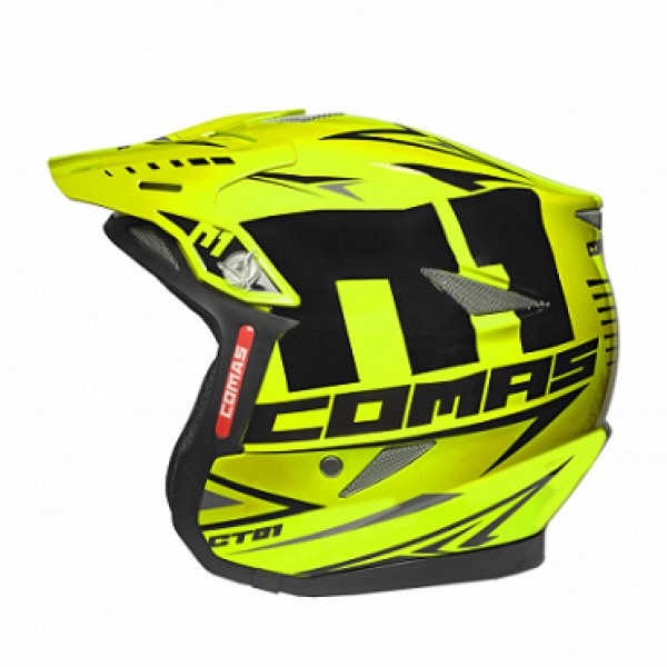 Casco COMAS CT01 RACE (GialloFluo)